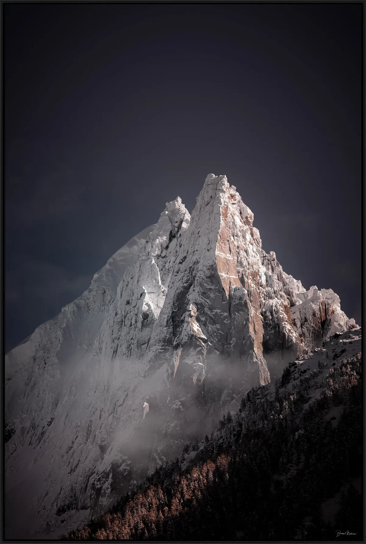 Le noir et blanc en photographie de montagne